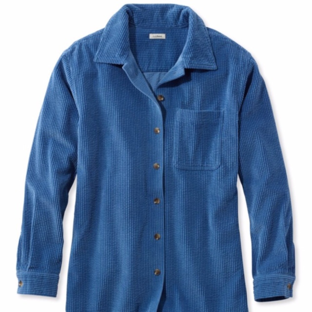 L.L. Bean Comfort Corduroy Big Shirt